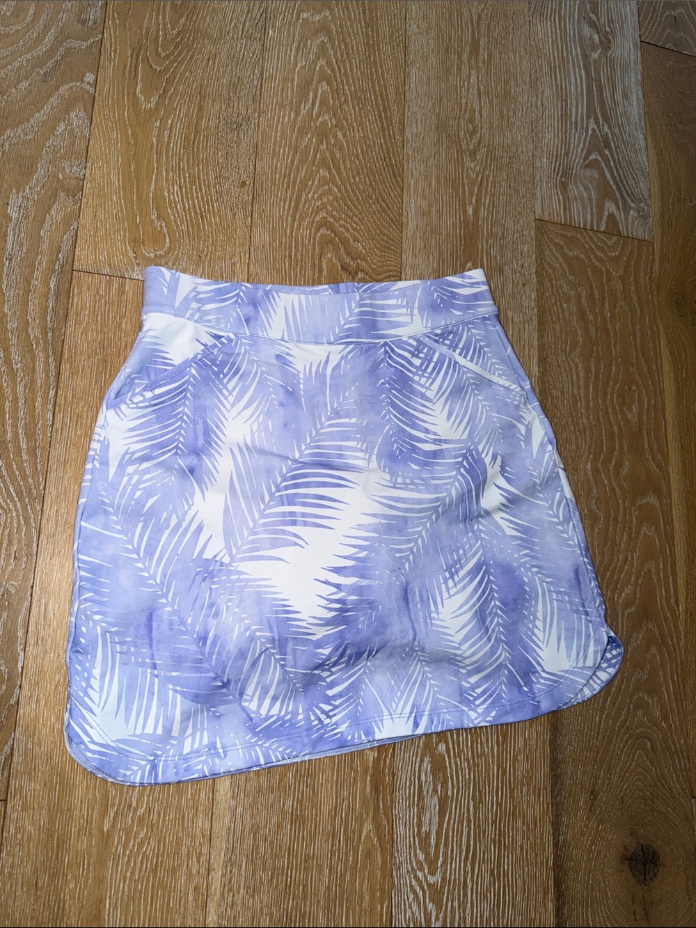 Peter Millar Purple Palm Skort Size Small